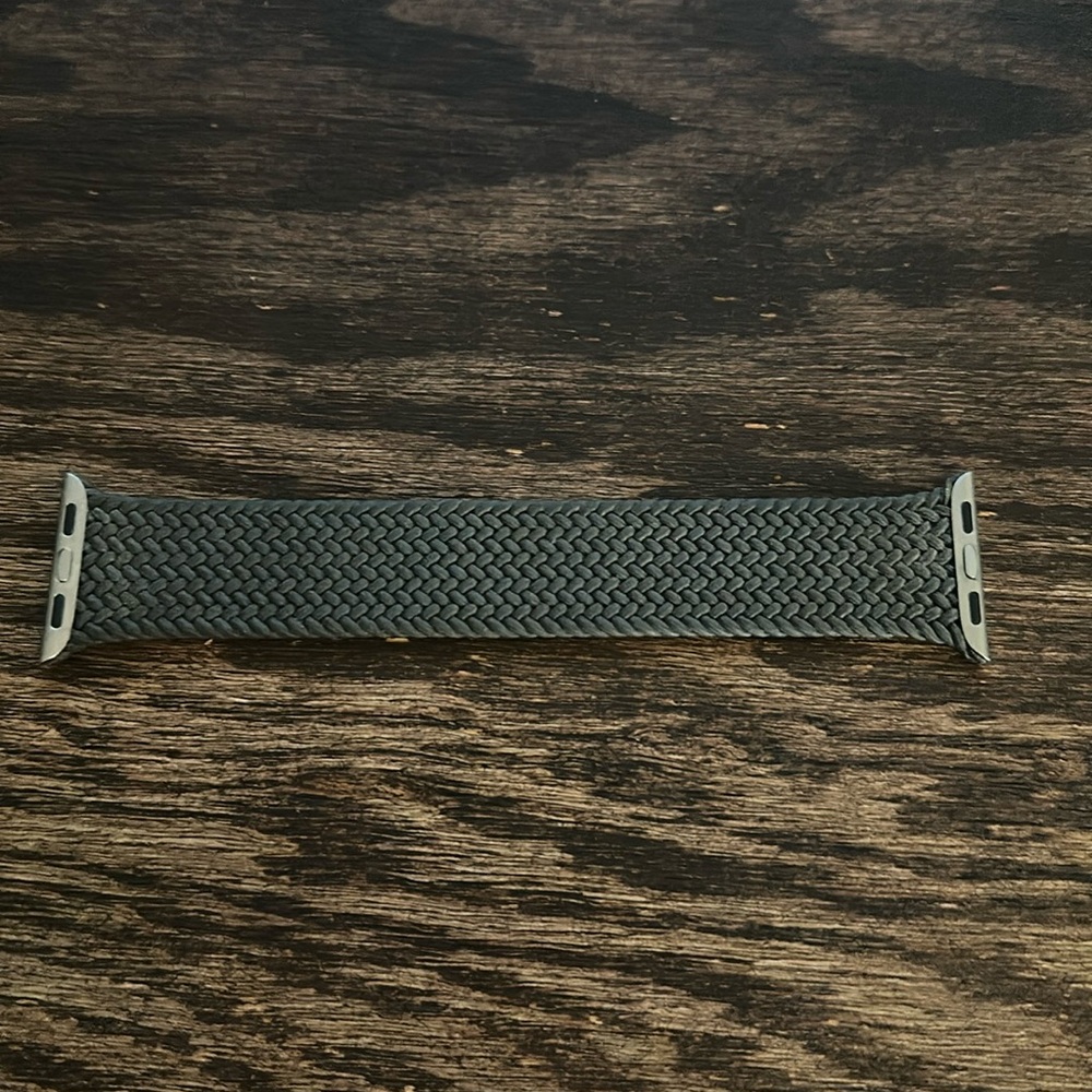 Apple Watchband-41MM Clay/Dark Grey Braided Solo Loop-Size 4-Color Discontinued